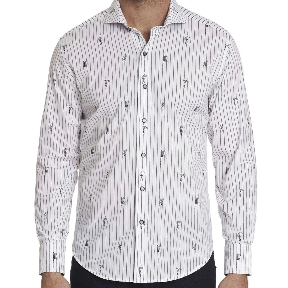 ROBERT GRAHAM ‘RUNAWAY TRAIN’ CLASSIC FIT LONG SLEEVE SHIRT
